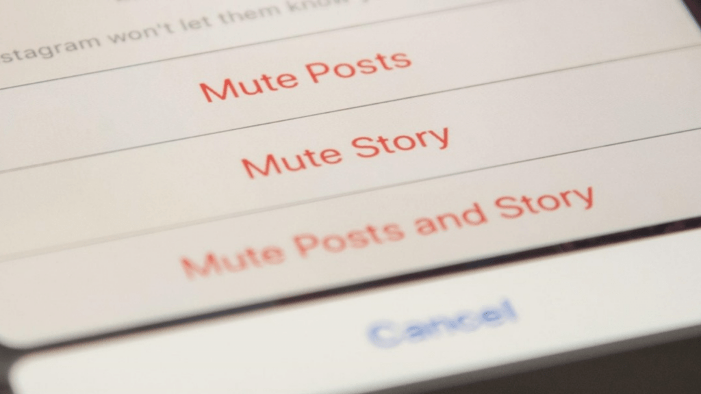 how to mute instagram stories