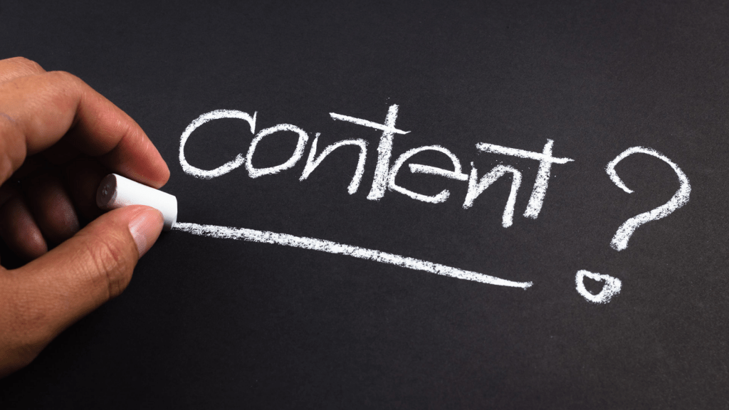 focus on your content