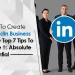 how to create a linkedin business by socinator