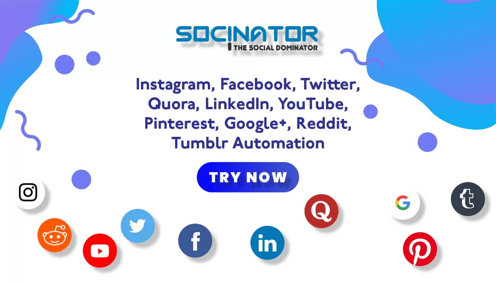 Socinator - try now banner image