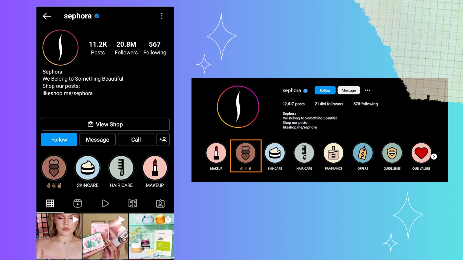 showcase-products-on-instagram-highlights