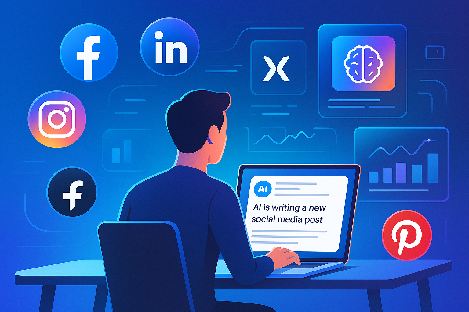How An AI Social Media Post Generator Saves Time?