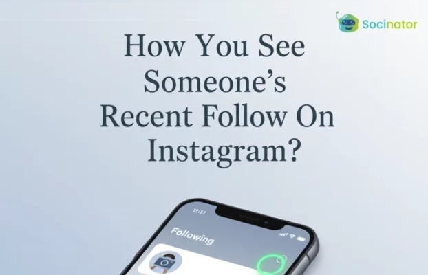 How You See Someone’s Recent Follow On Instagram?