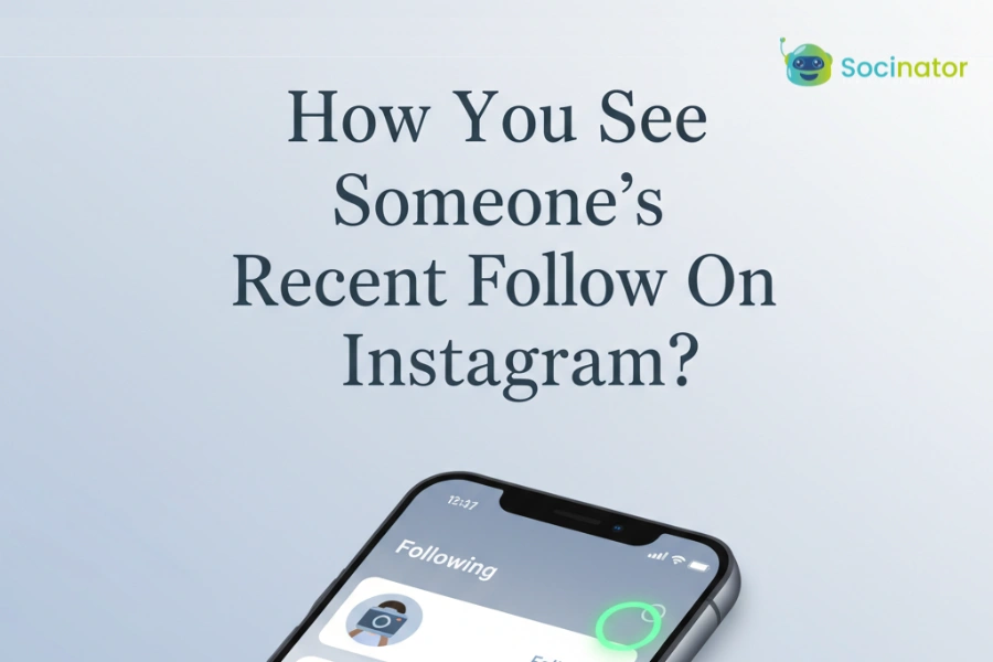 How You See Someone’s Recent Follow On Instagram?
