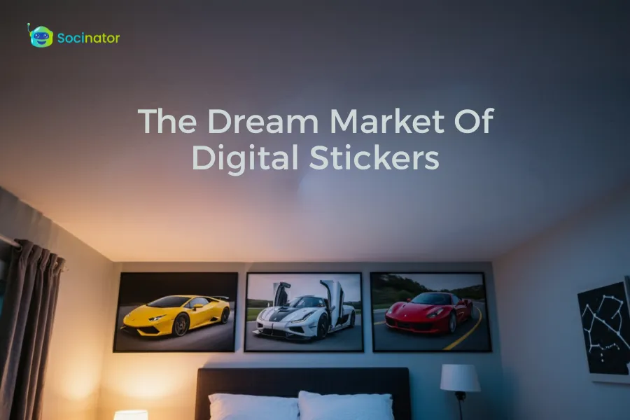 The Collector Of Impossible Stickers: Trading Decals Across Dream Markets Of Social Media