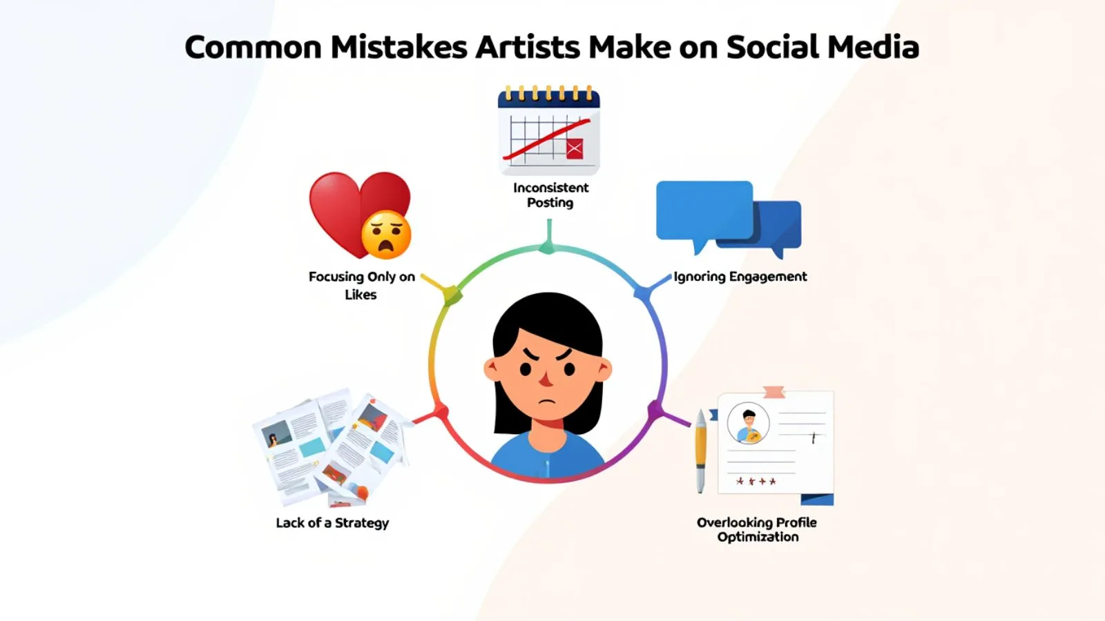 Common Mistakes Artists Make on Social Media Common-Mistakes-Artists-Make