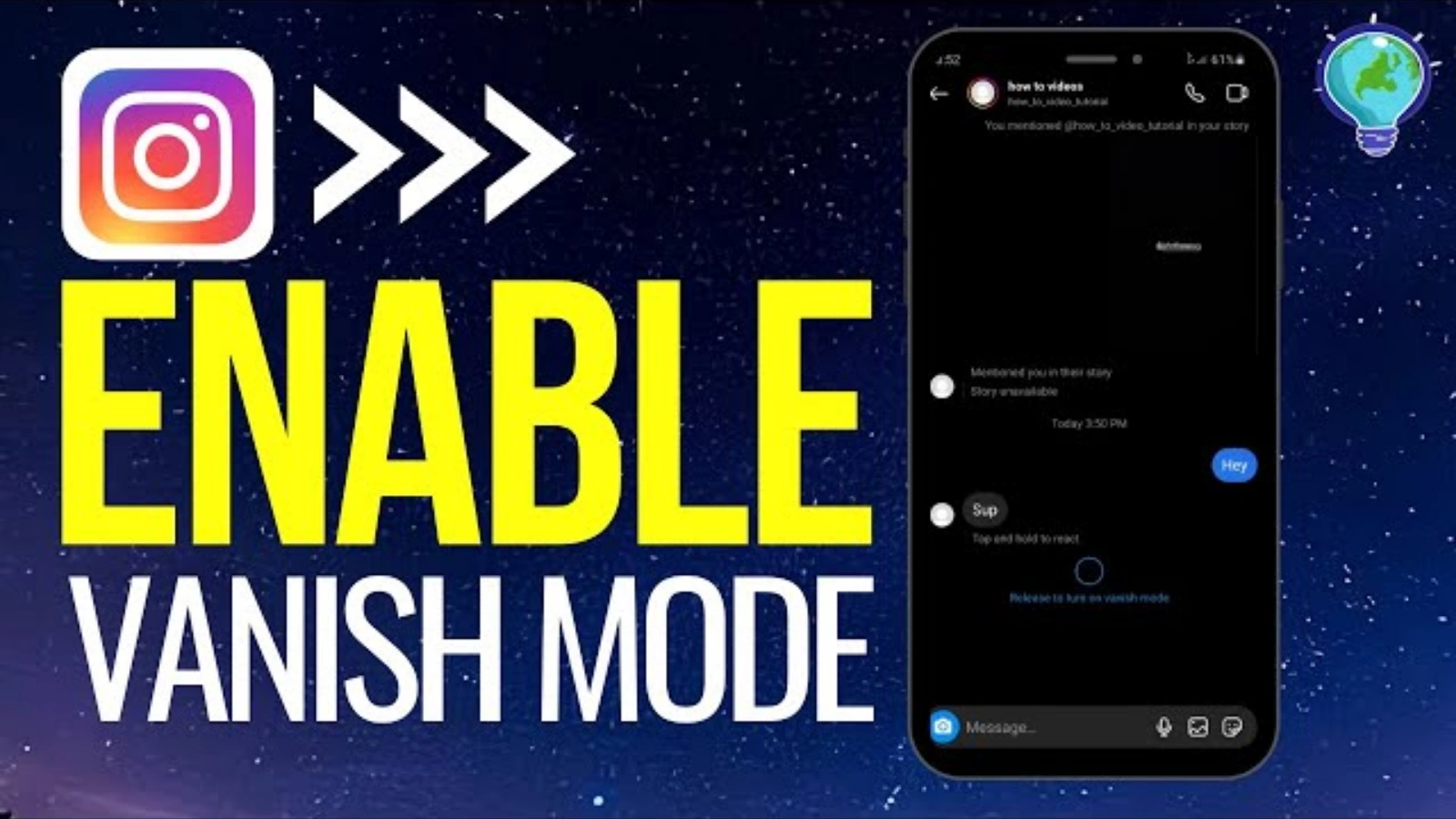  enable-instagram-vanish-mode