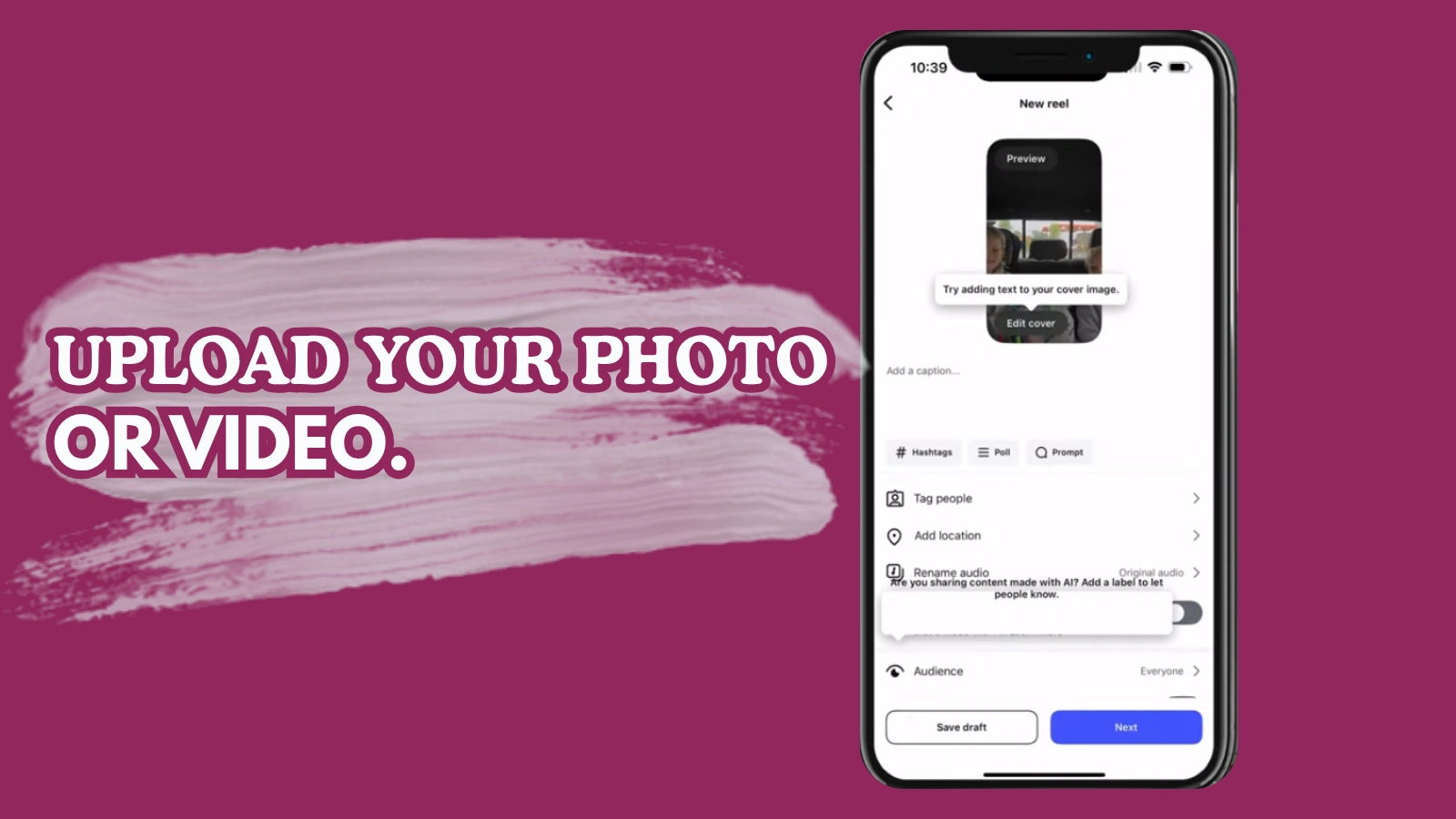 Upload your photo or video. Upload-your-photo