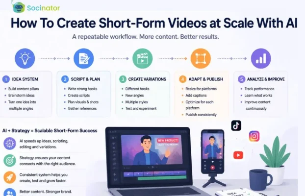 How To Create Short-Form Videos at Scale With AI