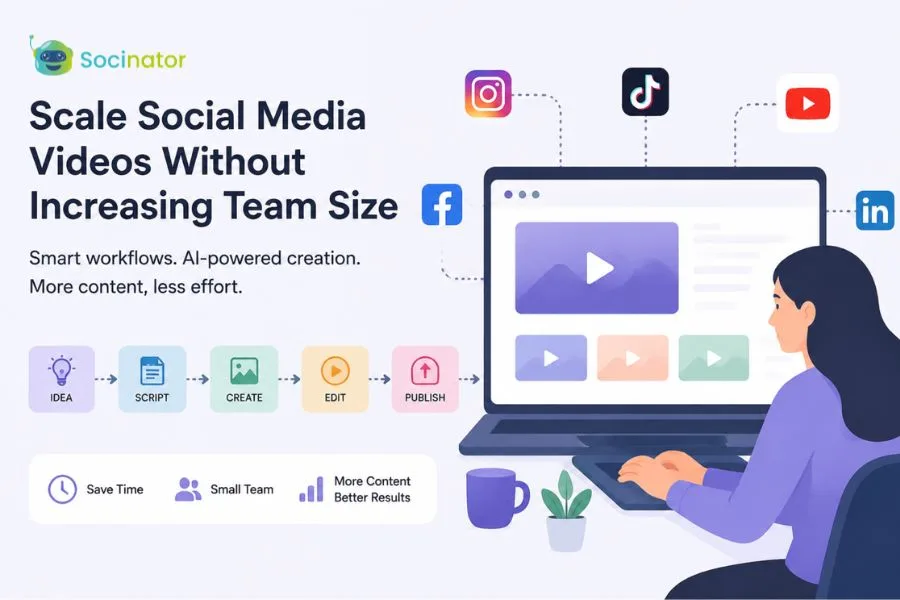 How Brands Can Scale Social Media Videos Without Increasing Team Size