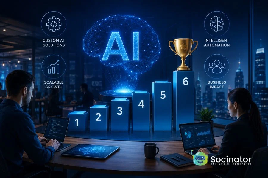 Top 6 Custom AI Development Companies for Growing Businesses in 2026